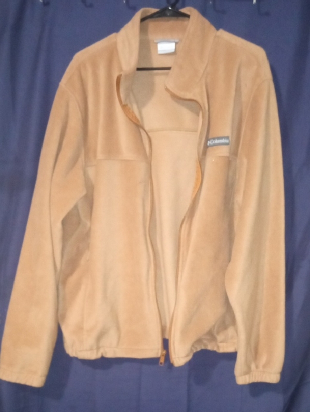 Columbia Light Brown Fleece Jacket